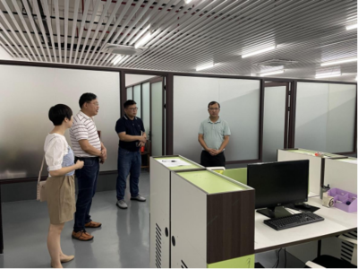 廣西大學團委書記謝能重一行蒞臨科技園考察指導，聚焦科技企業孵化器運營與管理